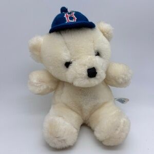 Vintage Boston Red Sox Small Baseball MLB Teddy Bear 7" Plush Stuffed Animal